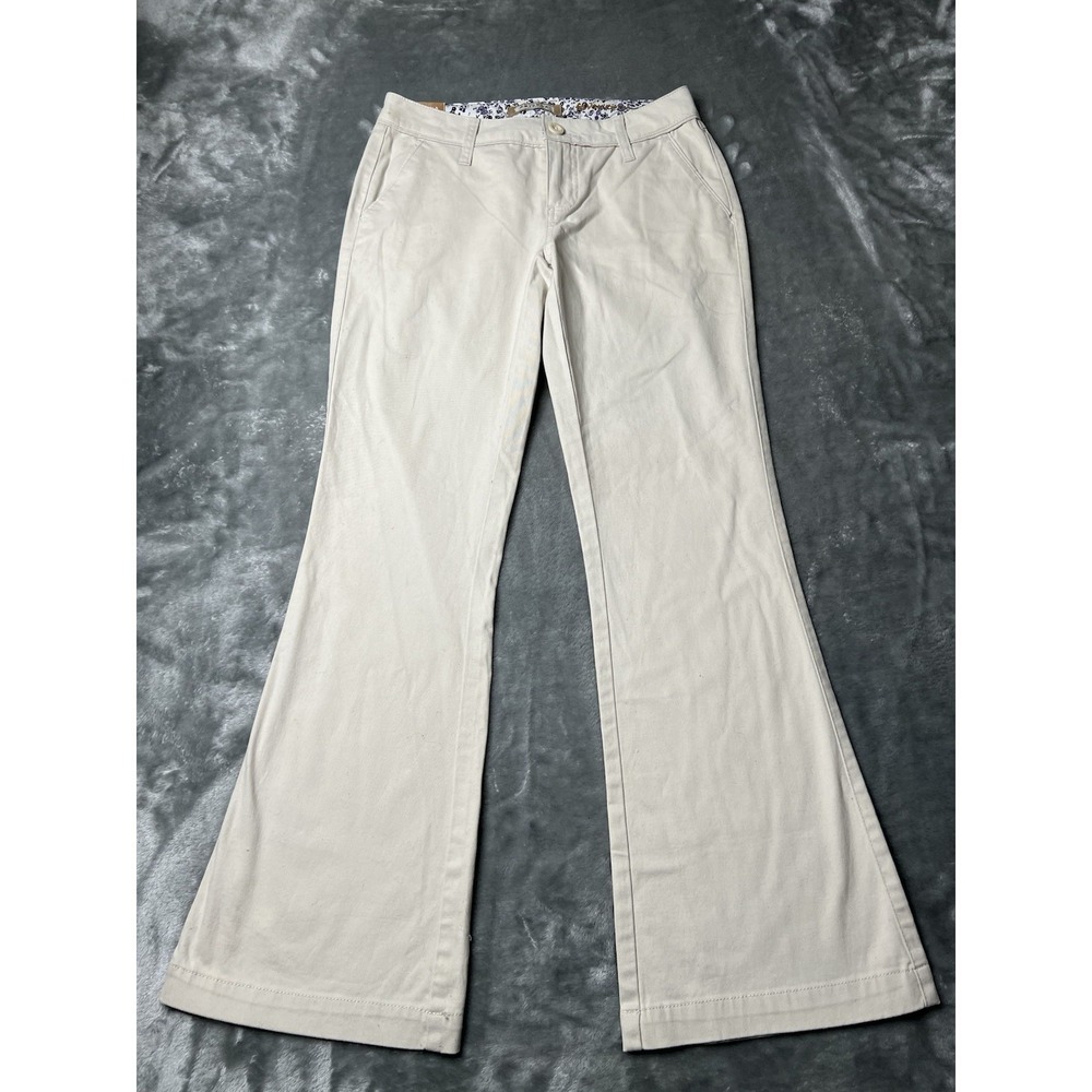 Arizona Jeans Size 1‎ Cream Straight Leg Casual Pants New With Tags